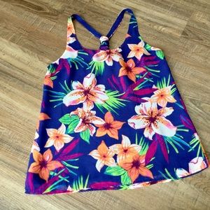 💐BOGO🌺Floral🌼Old Navy🌸Knot-/Racer-back Top💐